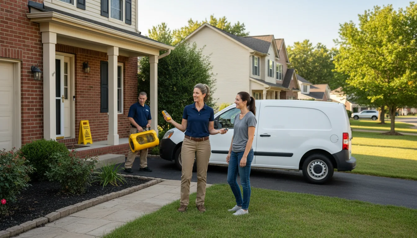 Water restoration image for Emergency Water Removal Services in Muenster, TX